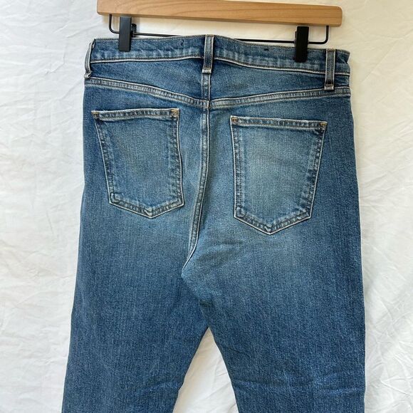 Veronica Beard Jeans Faye 11' Skinny Womens Terrain Blue Button Fly  Size 30 - Picture 3 of 9